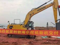 熱烈祝賀重慶客戶第八臺利勃海爾挖掘機交付！